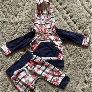 3-6 month baby girls boutique outfit